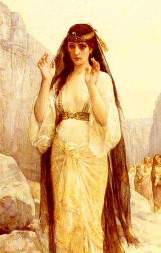 Painting Code#1708-Cabanel, Alexandre: The Daughter Of Jephthah