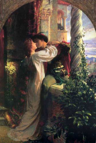 Painting Code#1813-Dicksee, Frank(England): Romeo and Juliet