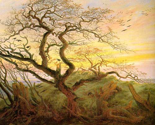 Painting Code#20014-Friedrich, Caspar David(Germany): The Tree of Crows