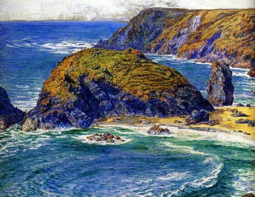 Painting Code#20068-Hunt, William Holman(England): Aspargus Island