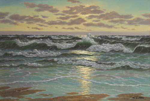 Painting Code#20076-Hans Duerr(Austria): Seascape