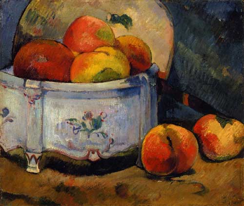 Painting Code#3704-Gauguin, Paul - Still Life with Peaches