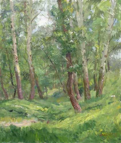 Painting Code#40034-Kikinev Vasiliy: Abundance at then shadow of trees

