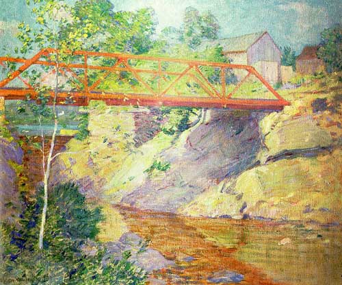 Painting Code#40050-Chadwick, William: The Orange Bridge