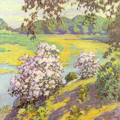 Painting Code#40053-Chadwick, William: Laurel at Flying Point, Old Lyme