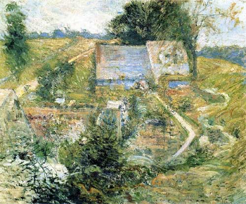 Painting Code#40095-Twachtman, John (USA): From the Upper Terrace