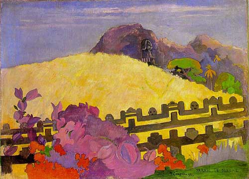 Painting Code#40180-Gauguin, Paul: Parahi te Marae 