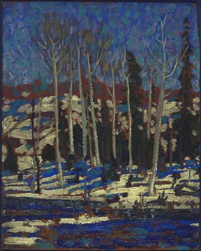 Painting Code#40970-Thomson, Tom(Canadian, 1877-1917): March