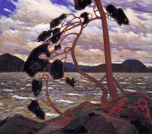 Painting Code#40980-Thomson, Tom(Canadian, 1877-1917): The West Wind
