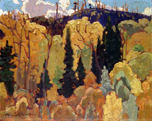 Painting Code#41007-Frank Johnston(Canadian, 1888-1949): Algoma