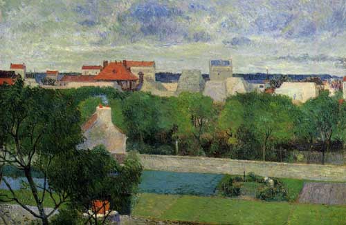 Painting Code#41270-Gauguin, Paul - The Market Gardens of Vaugirard