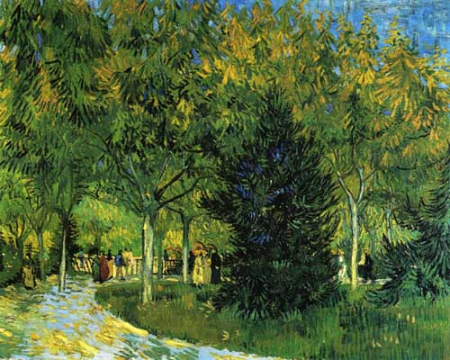 Painting Code#41538-Vincent Van Gogh - Avenue in the Park