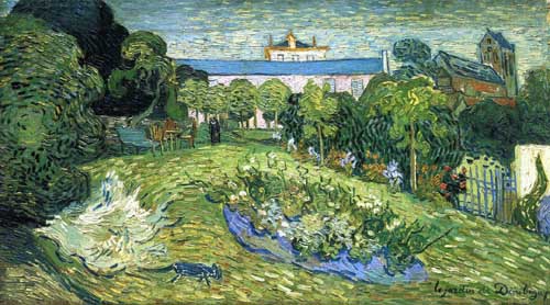 Painting Code#41546-Vincent Van Gogh - Daubigny&#039;s Garden