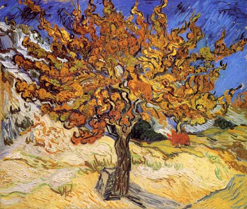 Painting Code#41571-Vincent Van Gogh - Mulberry Tree (also known as The Mulberry Tree)