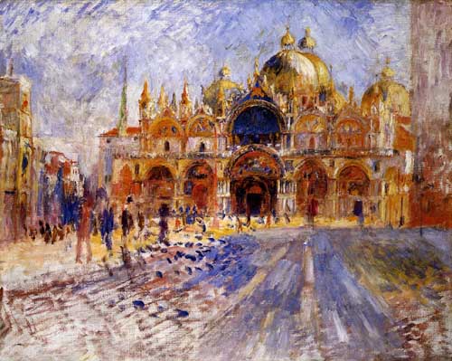Painting Code#42079-Renoir, Pierre-Auguste - The Piazza San Marco, Venice
