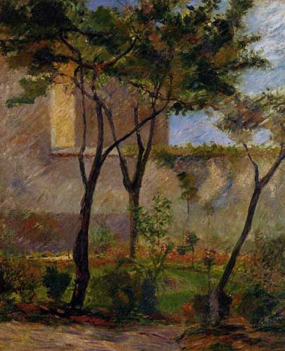 Painting Code#42119-Gauguin, Paul - Corner of the Garden, rue Carcel