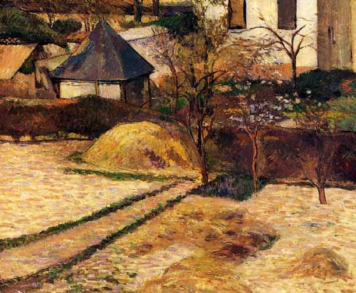 Painting Code#42137-Gauguin, Paul - Garden View, Rouen