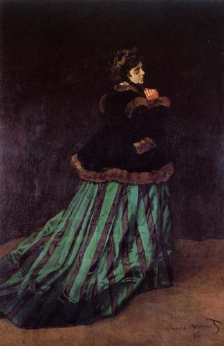 Painting Code#45057-Monet, Claude - Camille (also known as The Woman in a Green Dress)