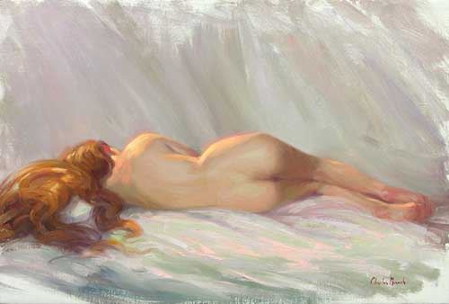 Painting Code#45450-Lying Nude