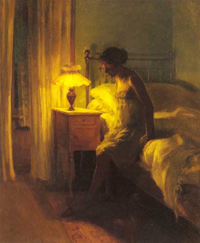 Painting Code#45473-Ilsted, Peter(Denmark): In The Bedroom