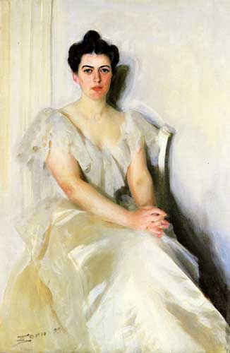 Painting Code#45522-Zorn, Anders(Sweden): Frances Cleveland