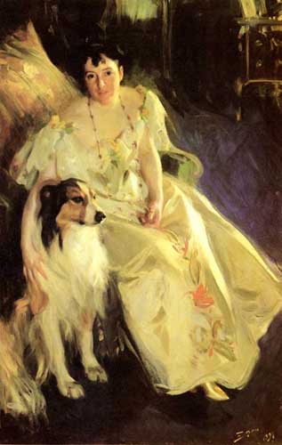 Painting Code#45525-Zorn, Anders(Sweden): Mrs Bacon