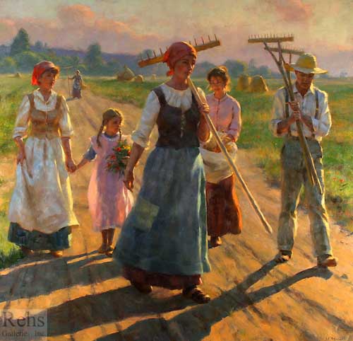 Painting Code#45637-Gregory Frank Harris: The Road Home
