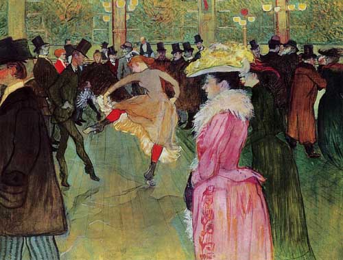 Painting Code#45640-Toulouse-Lautrec, Henri: Dance at the Moulin Rouge
