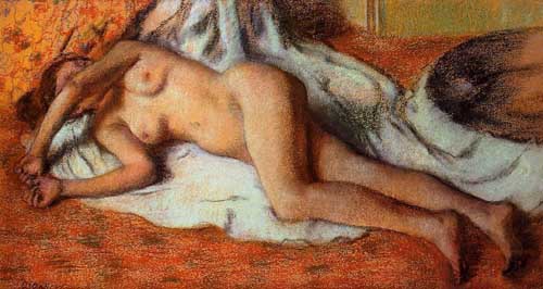 Painting Code#46078-Degas, Edgar - After the Bath