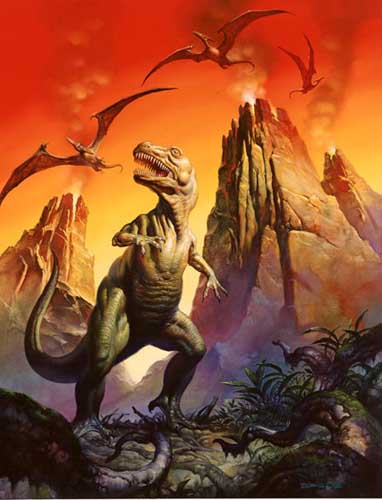 Painting Code#5514-World of Dinosaur