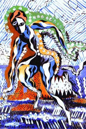 Painting Code#7497-Francis Picabia - Sunrise