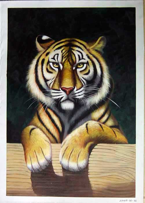 Painting Code#S121045-Tiger Painting