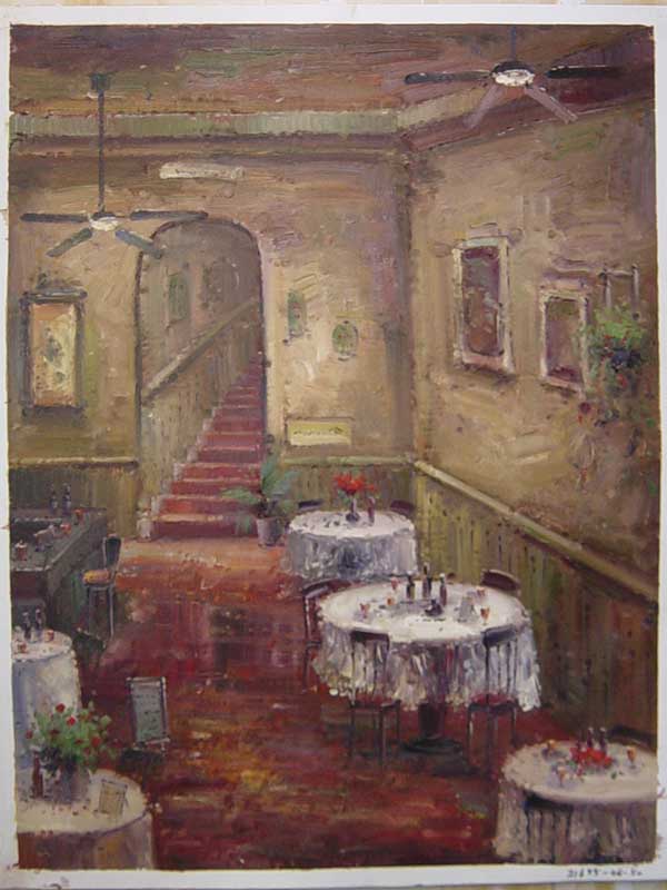 Painting Code#S121655-Restaurant Interior Painting