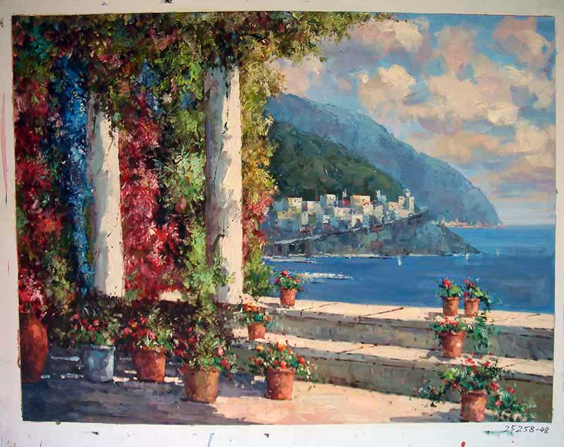 Painting Code#S125258-Mediterranean Paintings / ls