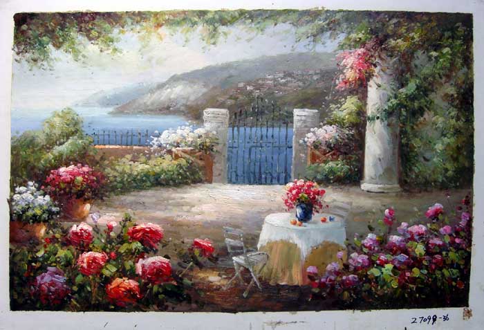Painting Code#S127099-Garden Painting