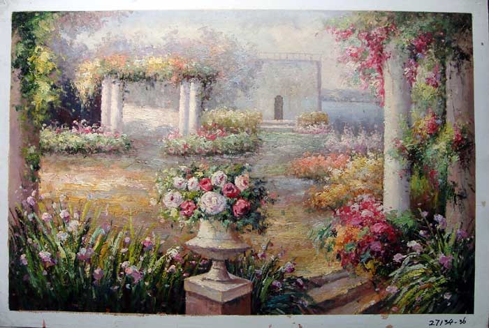 Painting Code#S127134-Garden Painting