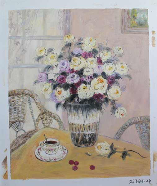 Painting Code#S127343-Floral Still Lifes