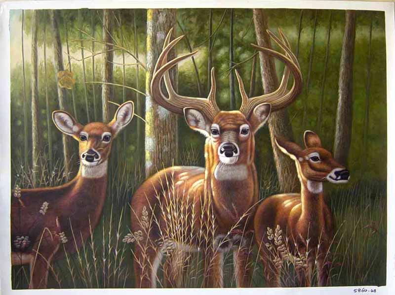 Painting Code#S115864-Deers