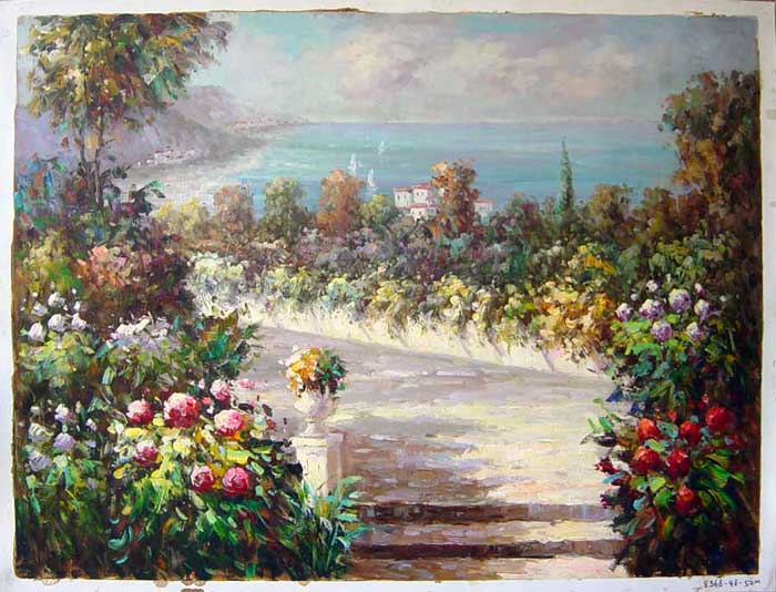 Painting Code#S118368-Floral Path