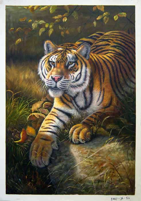 Painting Code#S118447-Tiger Painting